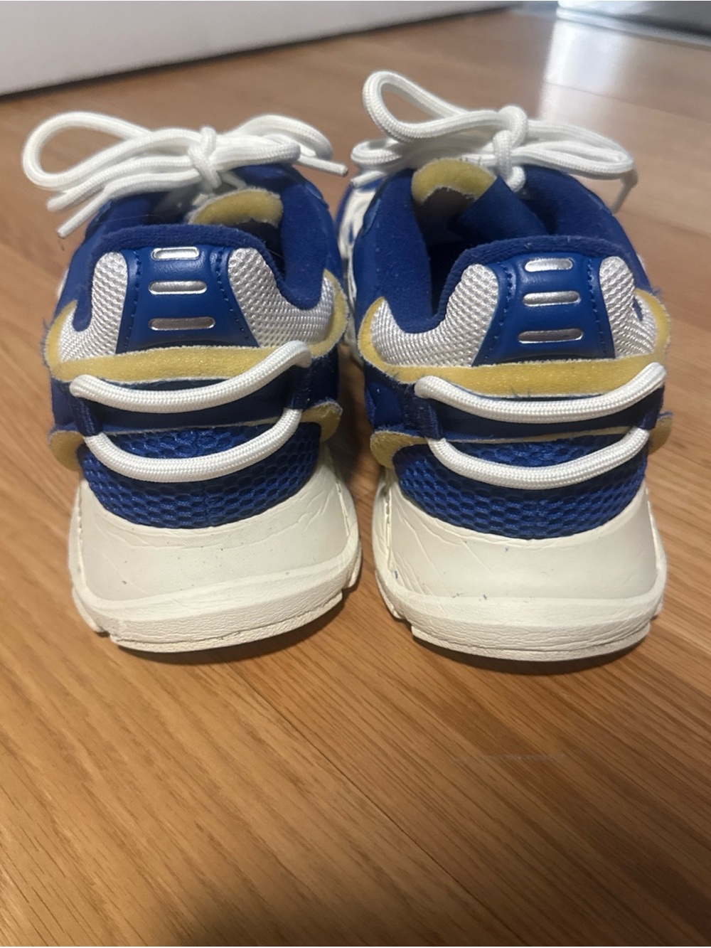 Lacoste Men's Sneakers L003 Neo Lace-up Sneakers Shoes Blue White Size 11 USED - Picture 6 of 16